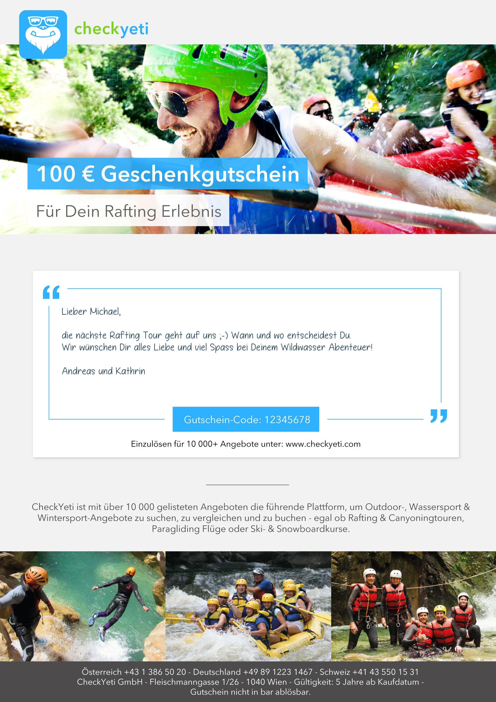 family activity vouchers