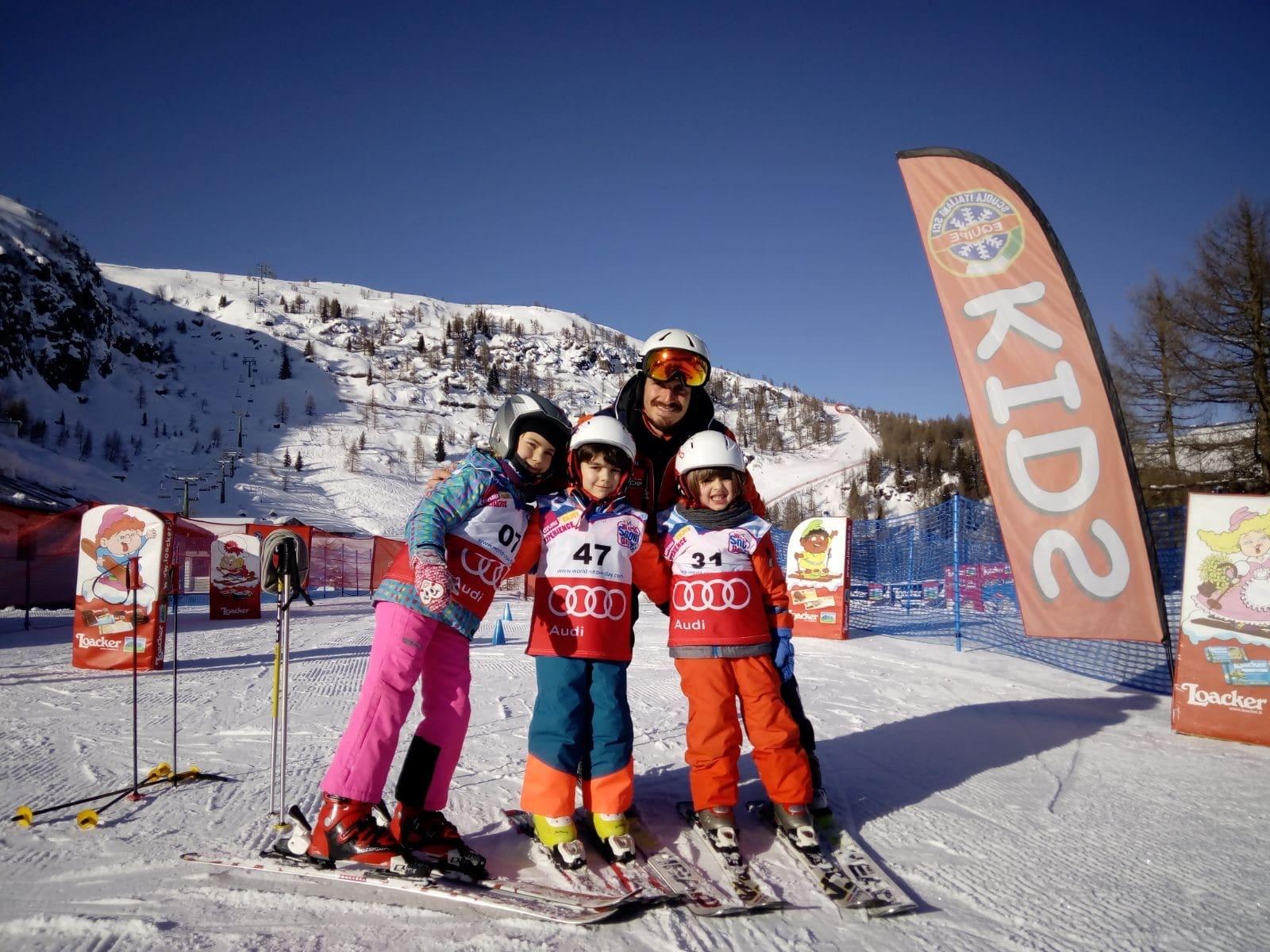 Passo San Pellegrino-Falcade - Ski Lessons for Kids (4-12 y.) of All Levels - Weekend