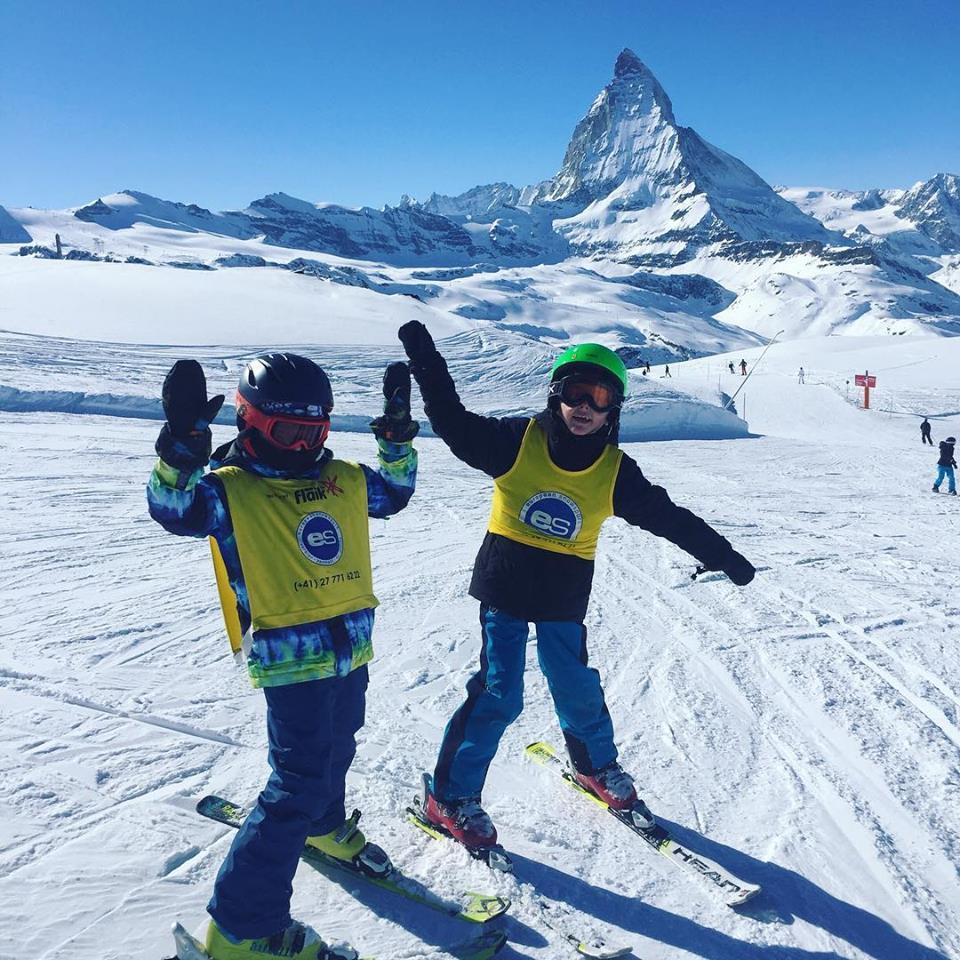 Zermatt - Kids Ski Lessons (6-12 y.) for Beginners - Half Day