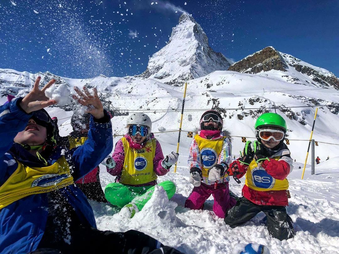 Zermatt - Kids Ski Lessons (6-12 y.) for Advanced Skiers - Half Day