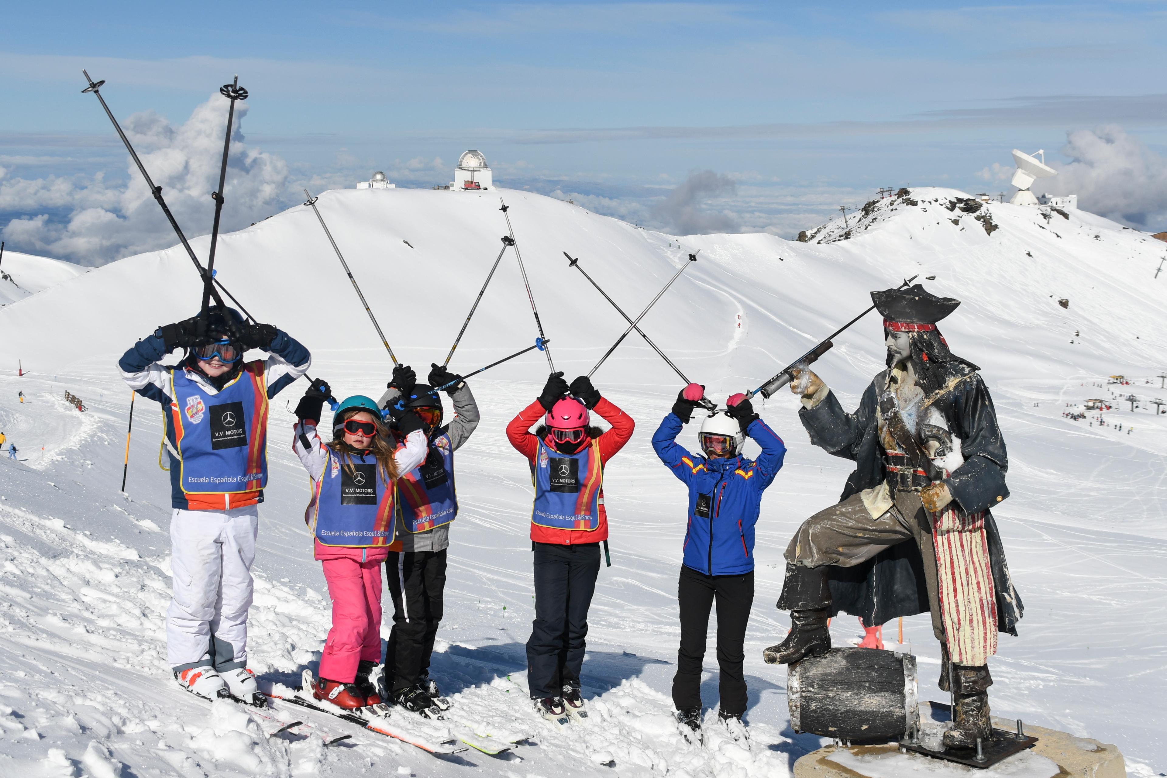 Sierra Nevada - Kids Ski Lessons (5-12 y.) for Advanced Skiers - Weekend