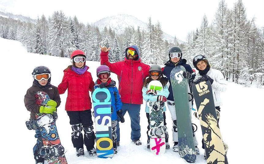 Cortina d'Ampezzo - Snowboarding Lessons for Kids