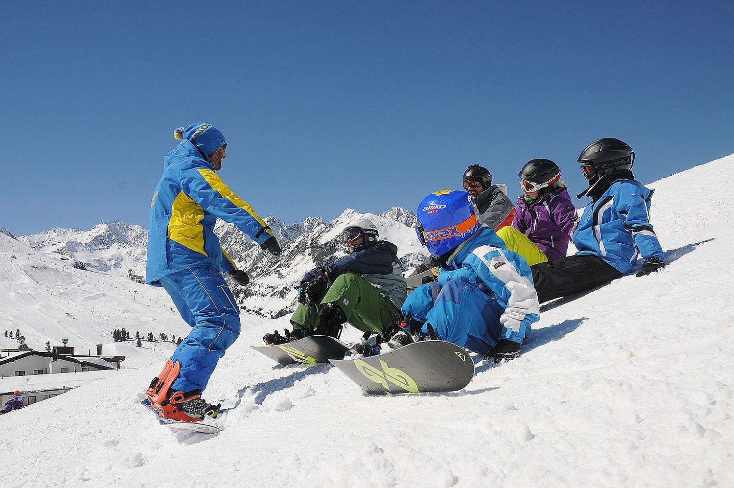 Kühtai - Snowboarding Lessons for Beginners