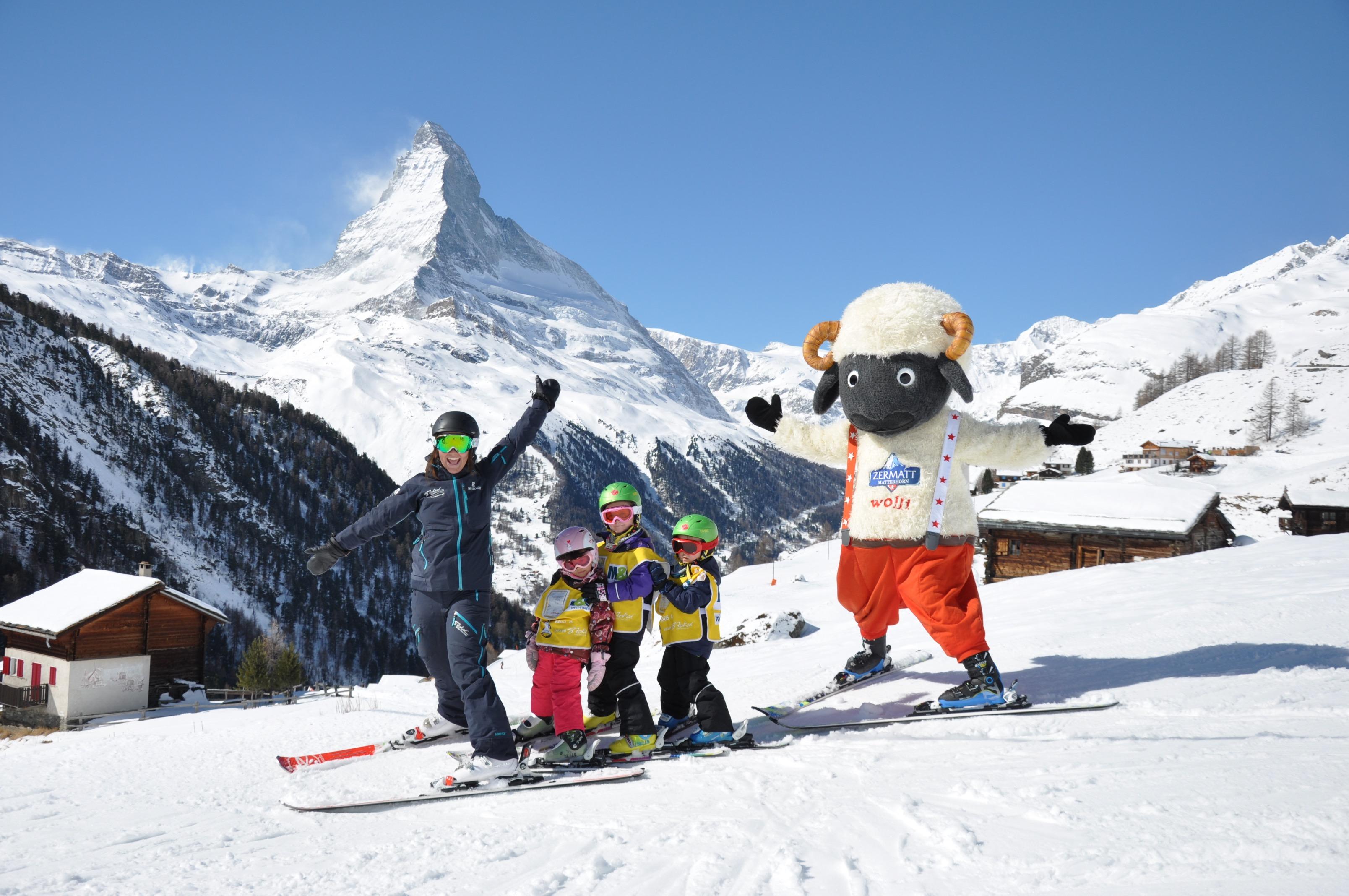 Zermatt - Kids Ski Lessons (from 4 y.) for First Timers