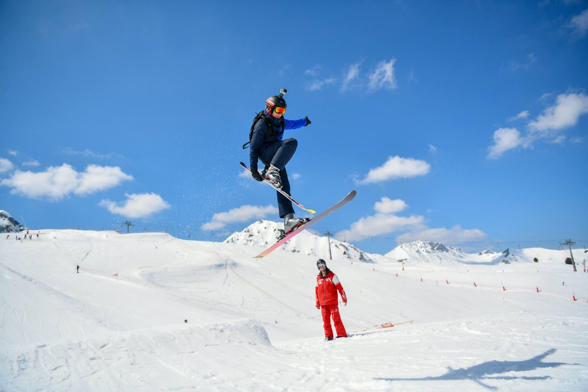 La Plagne - Freestyle Skiing Lessons (from 14.) for Advanced Skiers