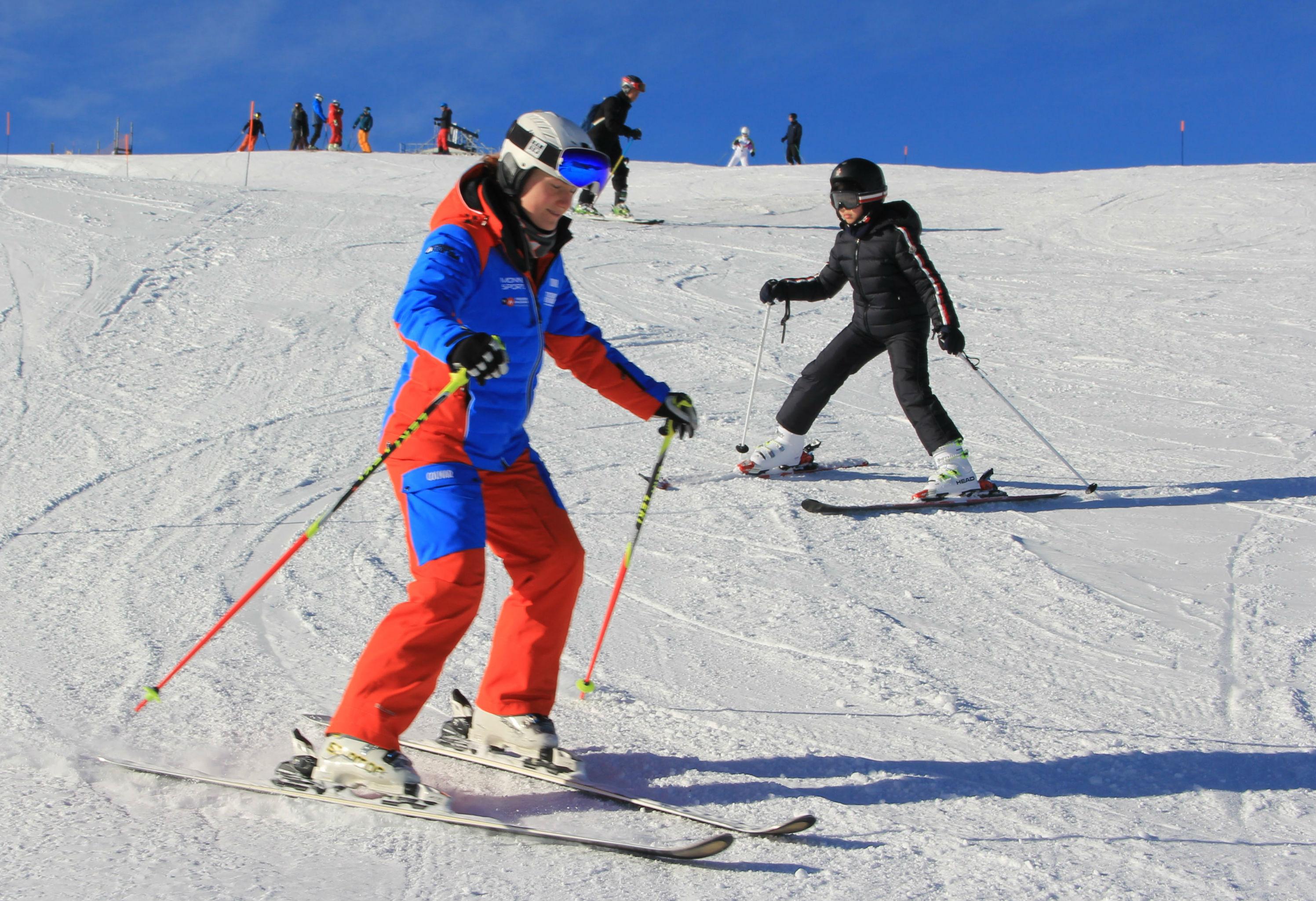 La Tzoumaz - Private Ski Lessons for Kids (4-15 y.) for First Timers