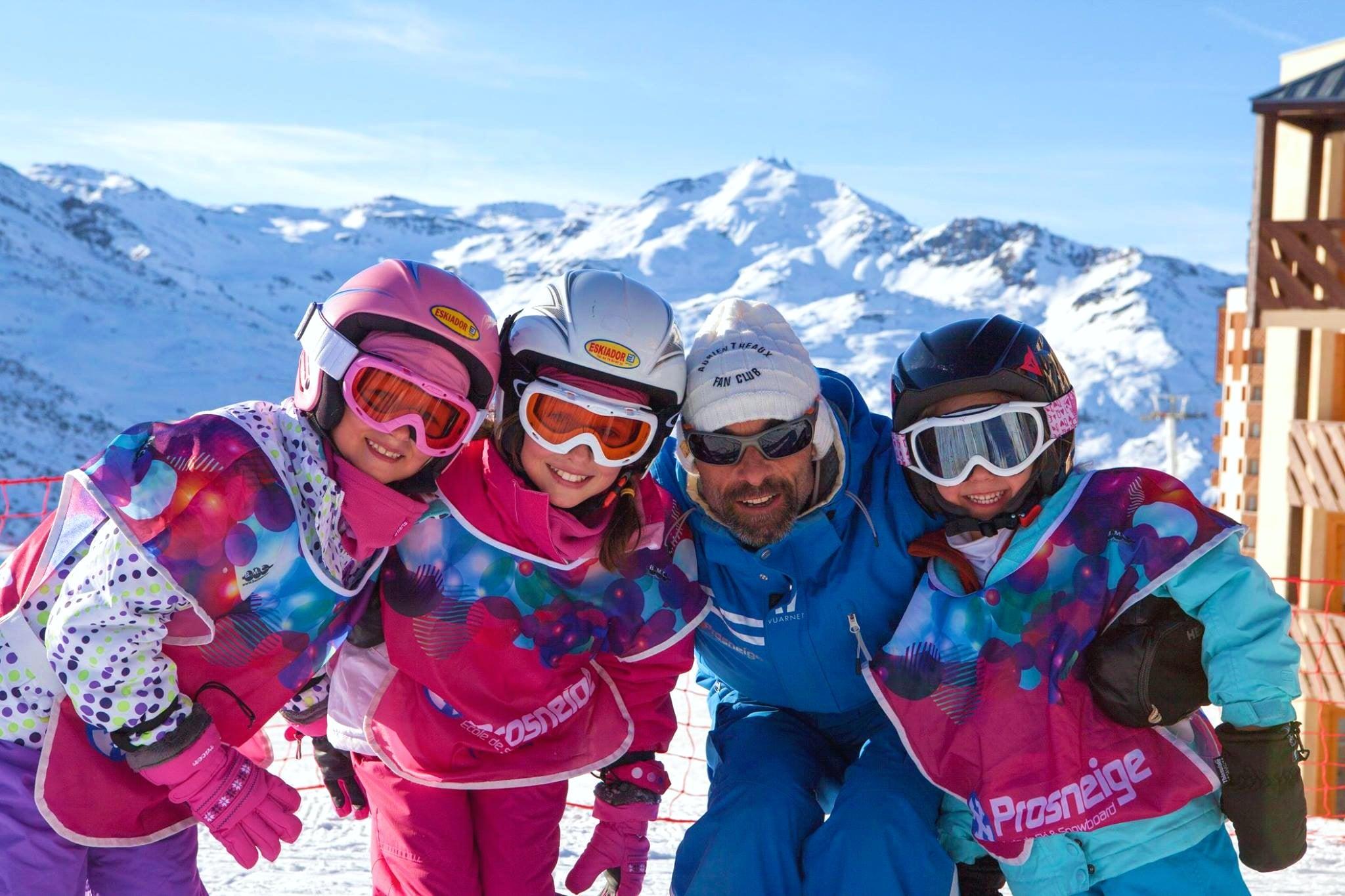 Val d'Isere - Kids Ski Lessons + Ski Pass (5-13 y.) for Beginners