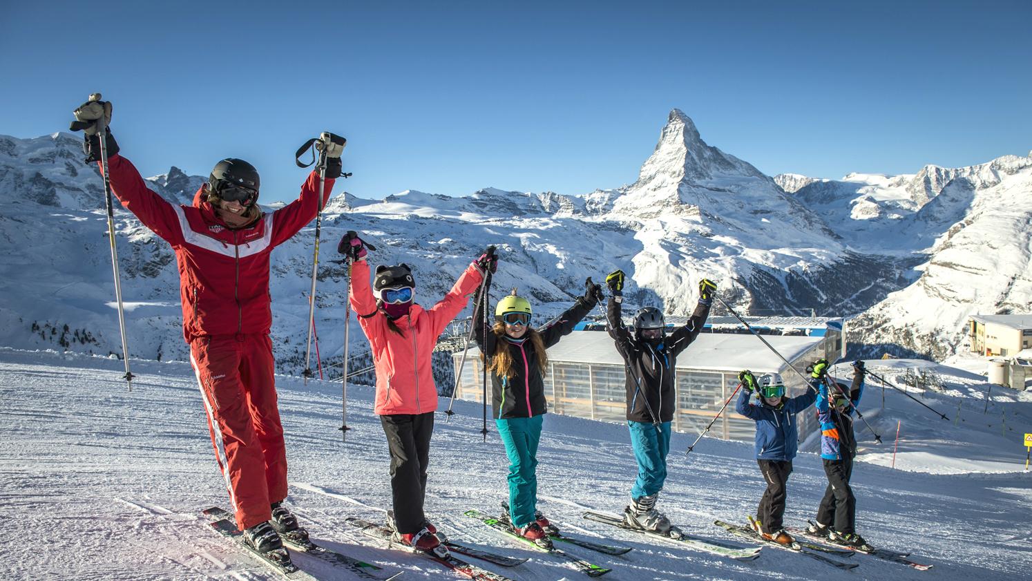 Zermatt - Kids Ski Lessons (6-14 y.) for Beginners