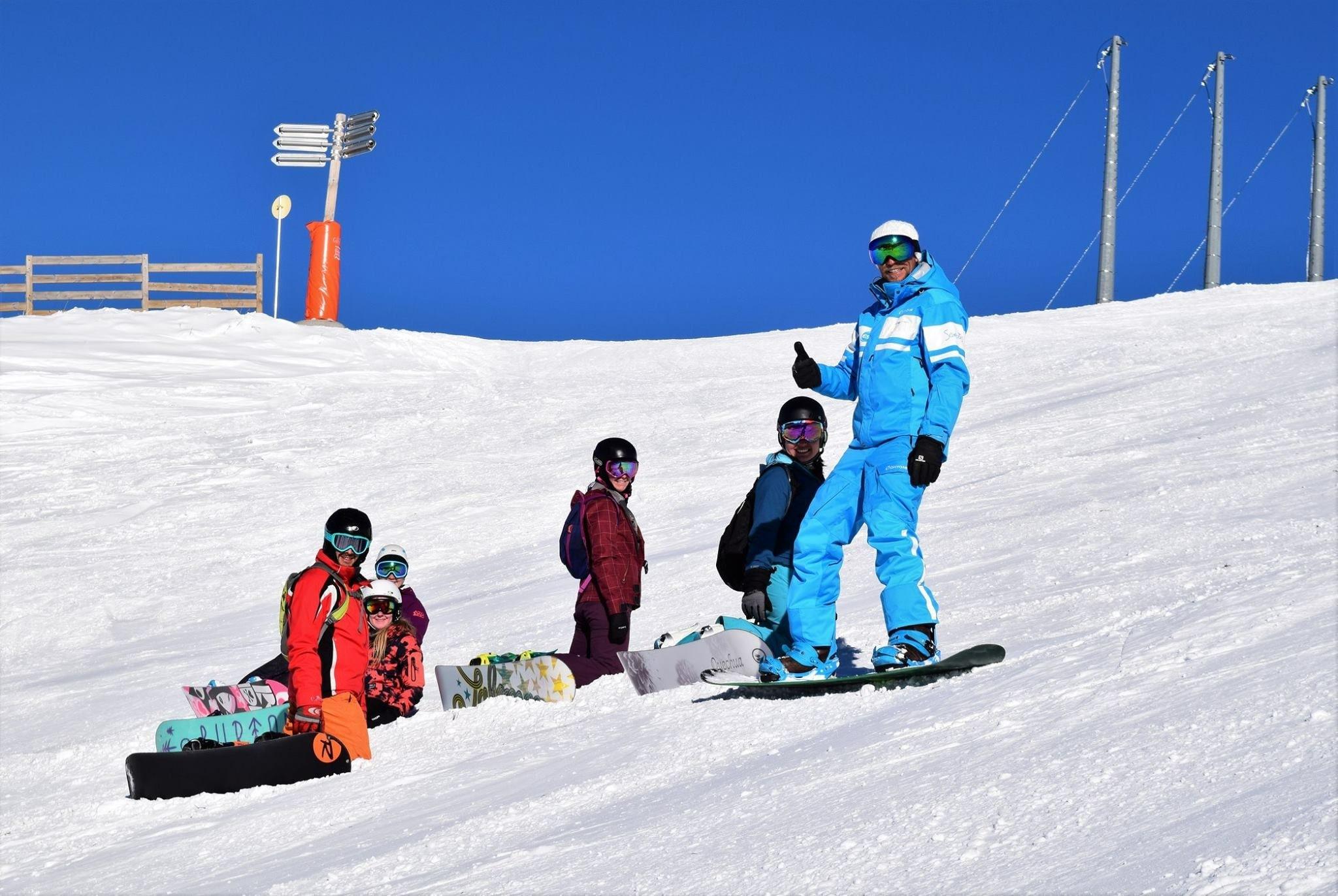 Les Gets - Snowboarding Lessons (from 10 y.) for 1st Timers - February
