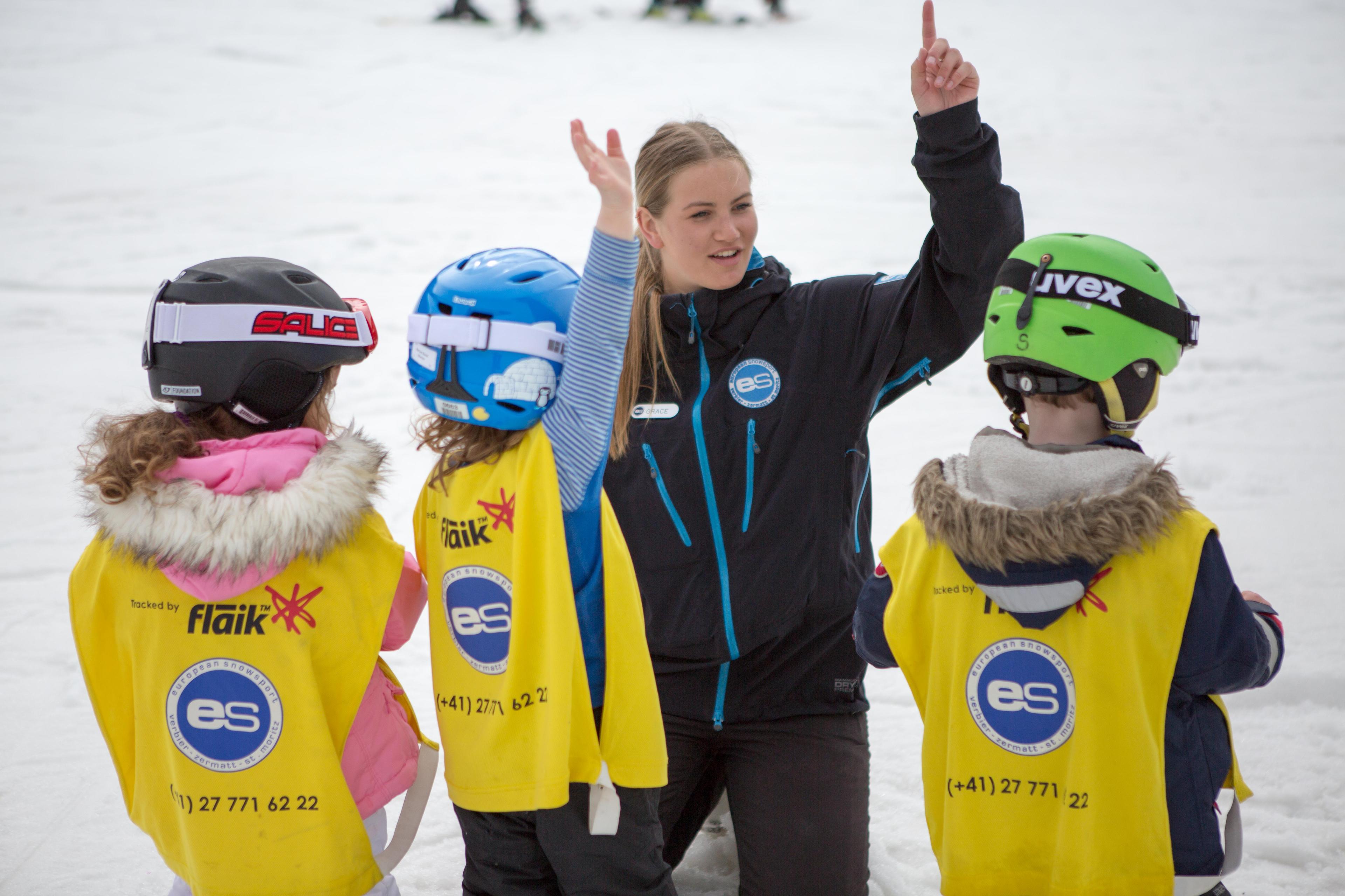 Verbier - Kids Ski Lessons (3-5 y.) for Beginners