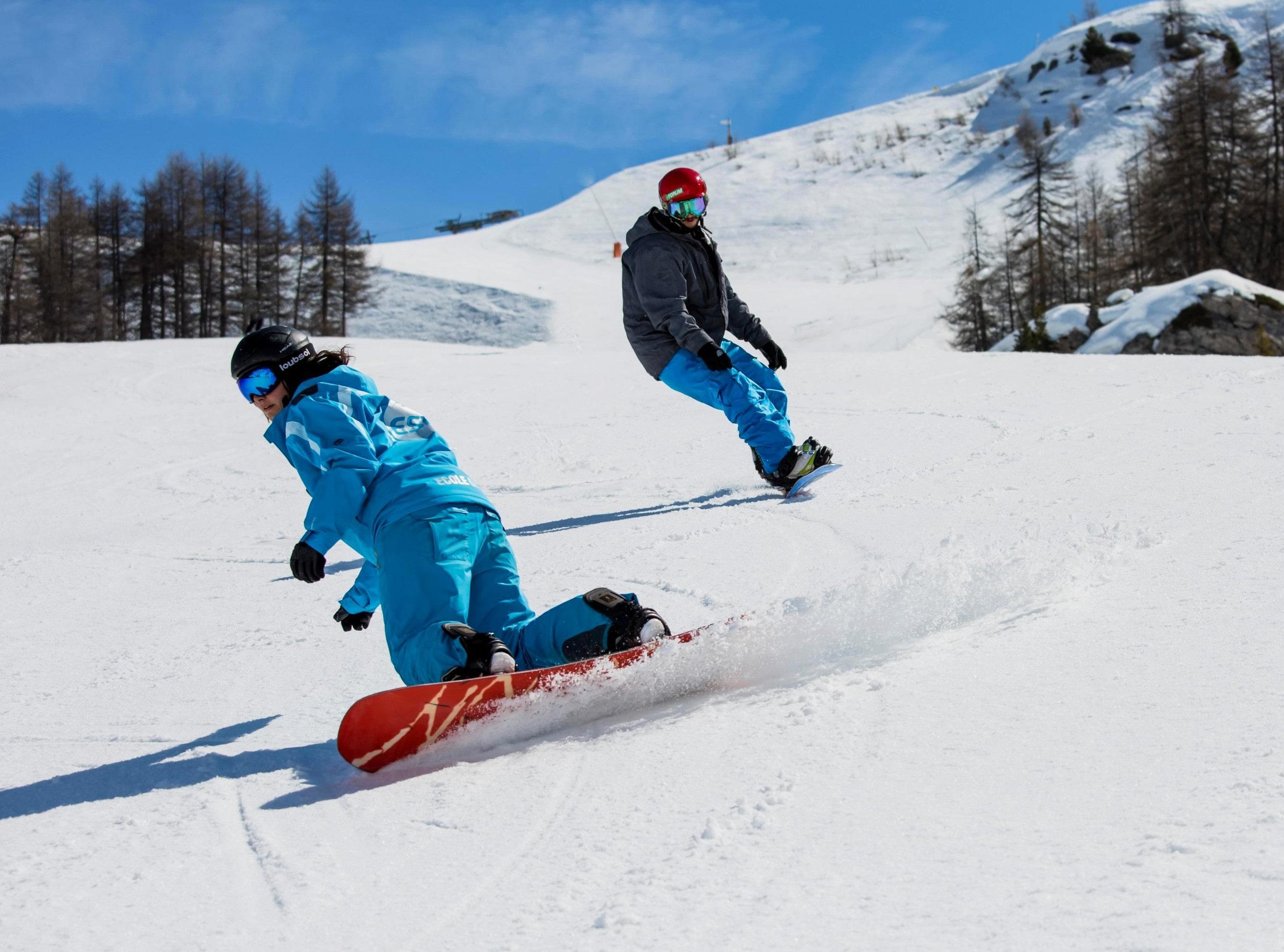 Pra-Loup - Private Snowboarding Lessons (from 8 y.) - Low Season
