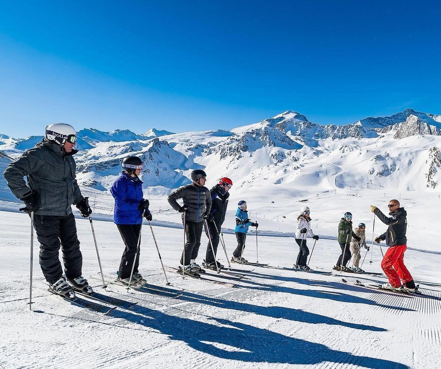 Tignes - Ski Lessons for Teens & Adults - Afternoon - All Levels