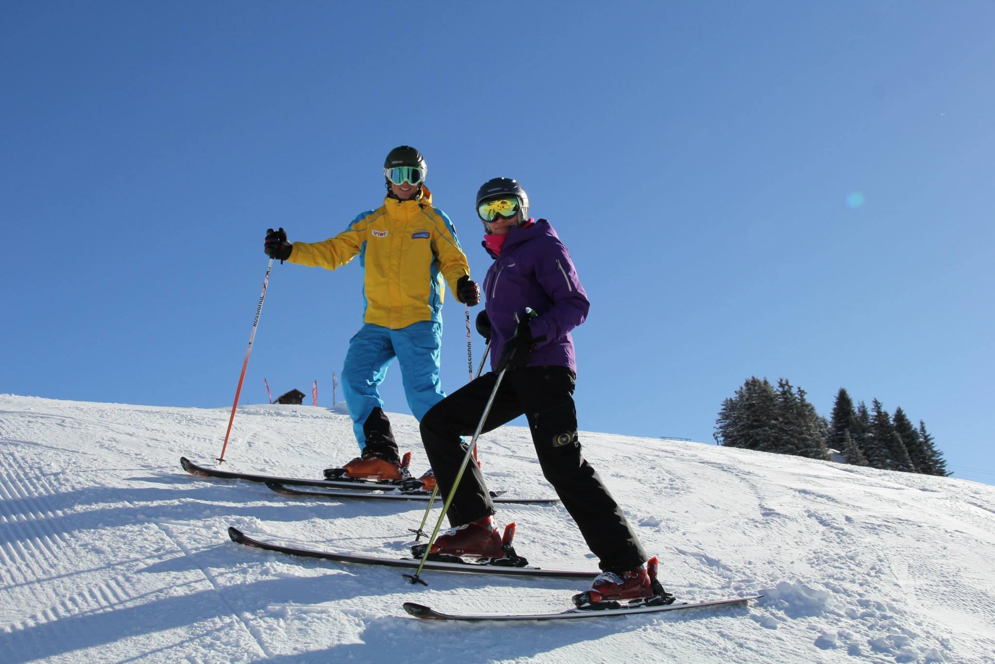 Villars - Ski Lessons for Adults - Beginner