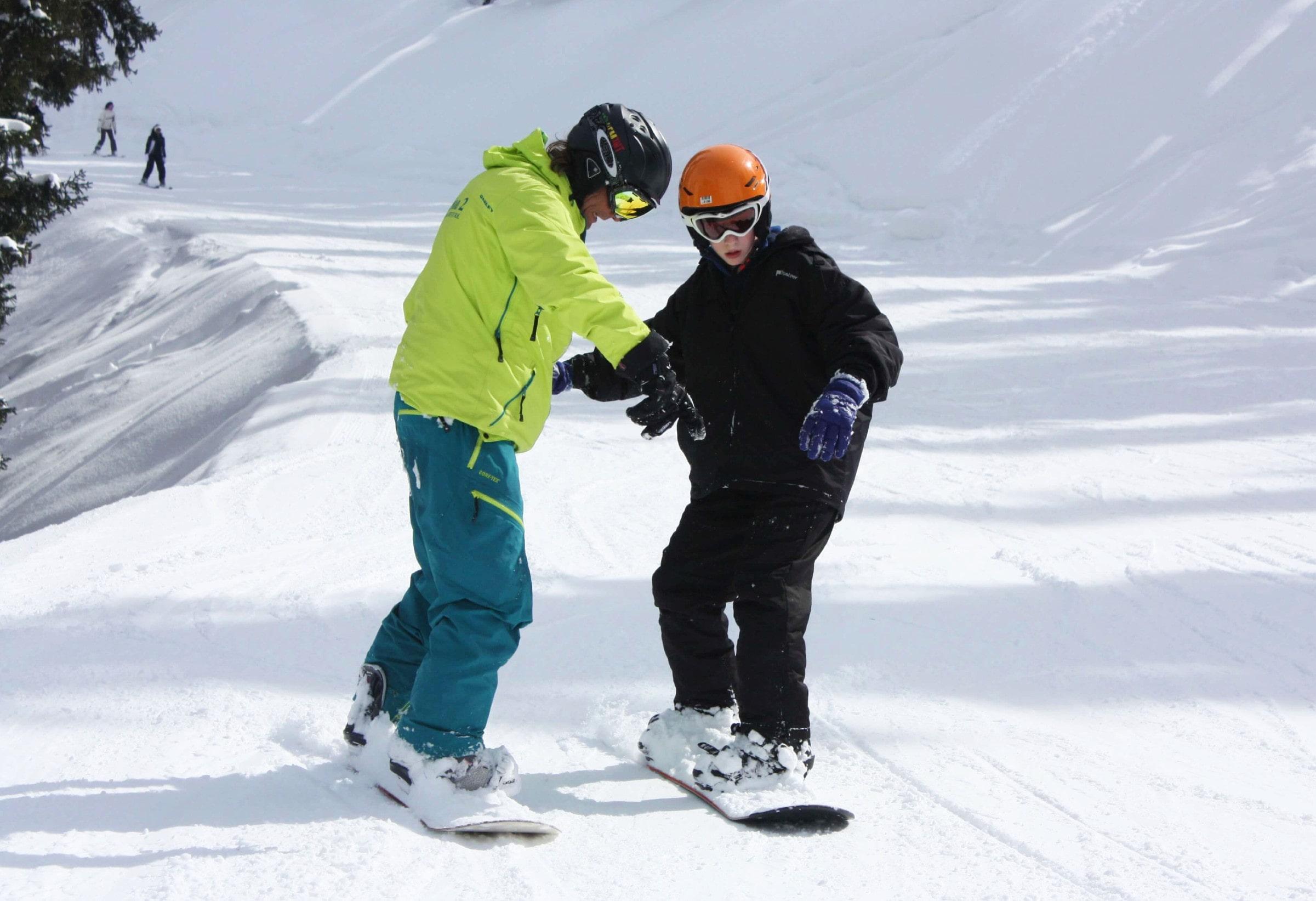 Montchavin-Les Coches - Snowboarding Lessons (from 11 y.) for First Timers
