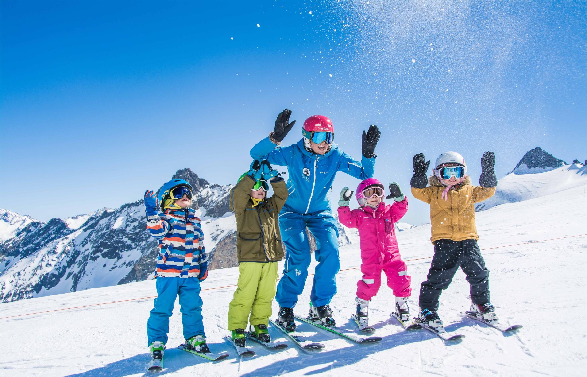 Saas-Fee - Trial Ski Lessons for Kids (from 4 y.) for Beginners
